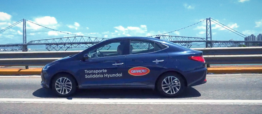 Hyundai oferece frota de concessionárias para transportar idosos e profissionais de saúde