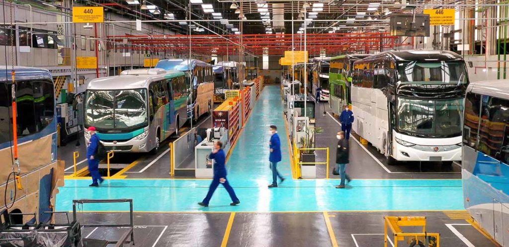 Marcopolo eleva receita no primeiro trimestre
