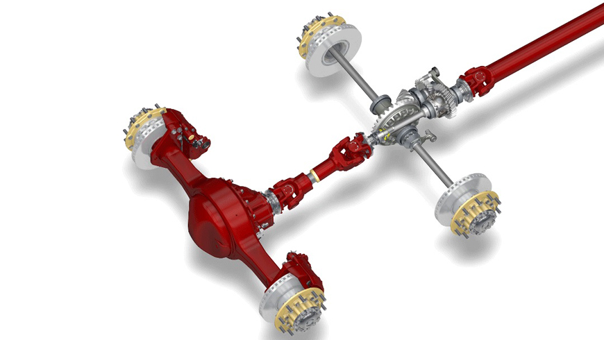 Meritor desenvolve eixo conversível para caminhões 6×4 e 8×4