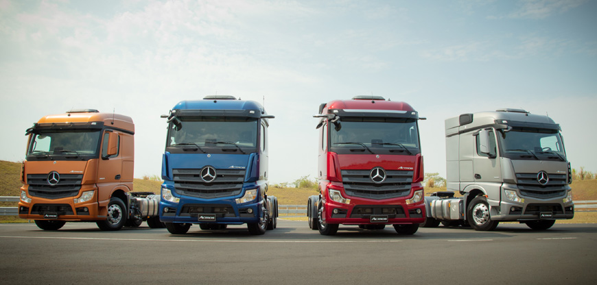 Mercedes supera marca de 1 mil novos Actros no Brasil